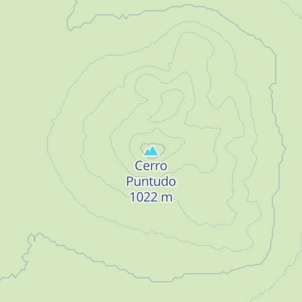 Map of Cerro Puntudo