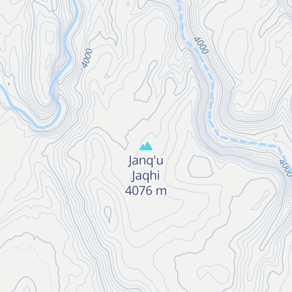 Map of Janq'u Jaqhi
