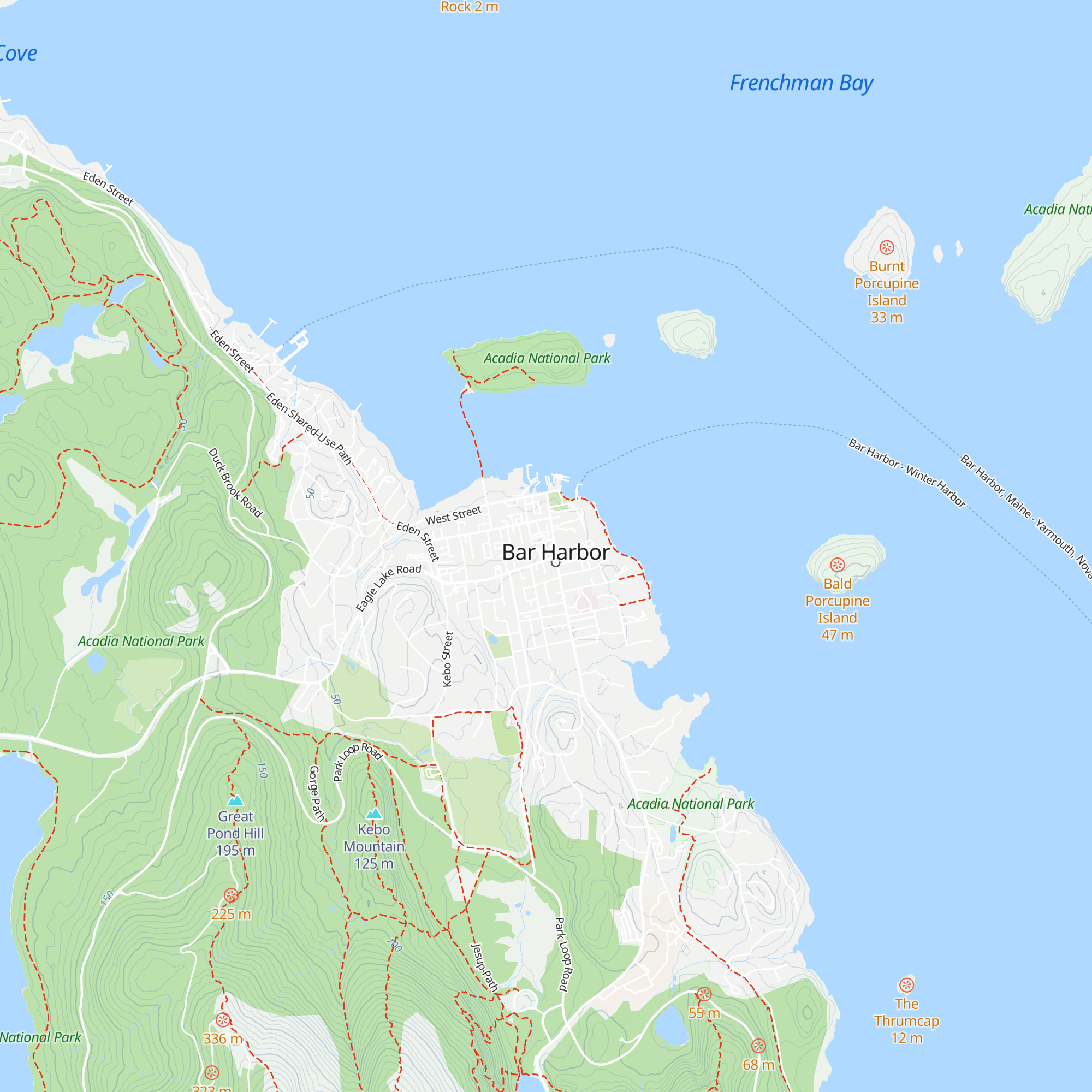 Village Green Information Center map