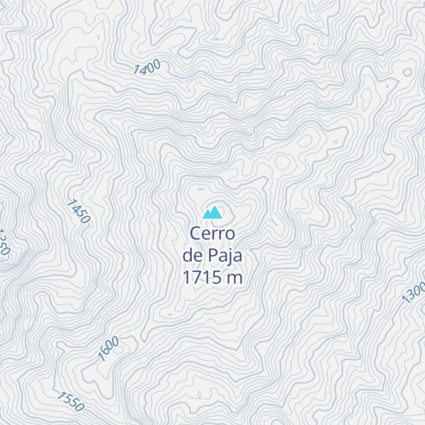 Map of Cerro de Paja