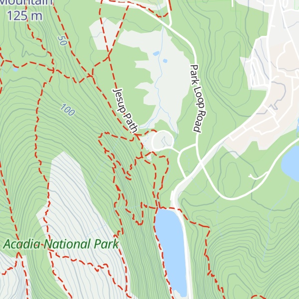 Map of Nature Center