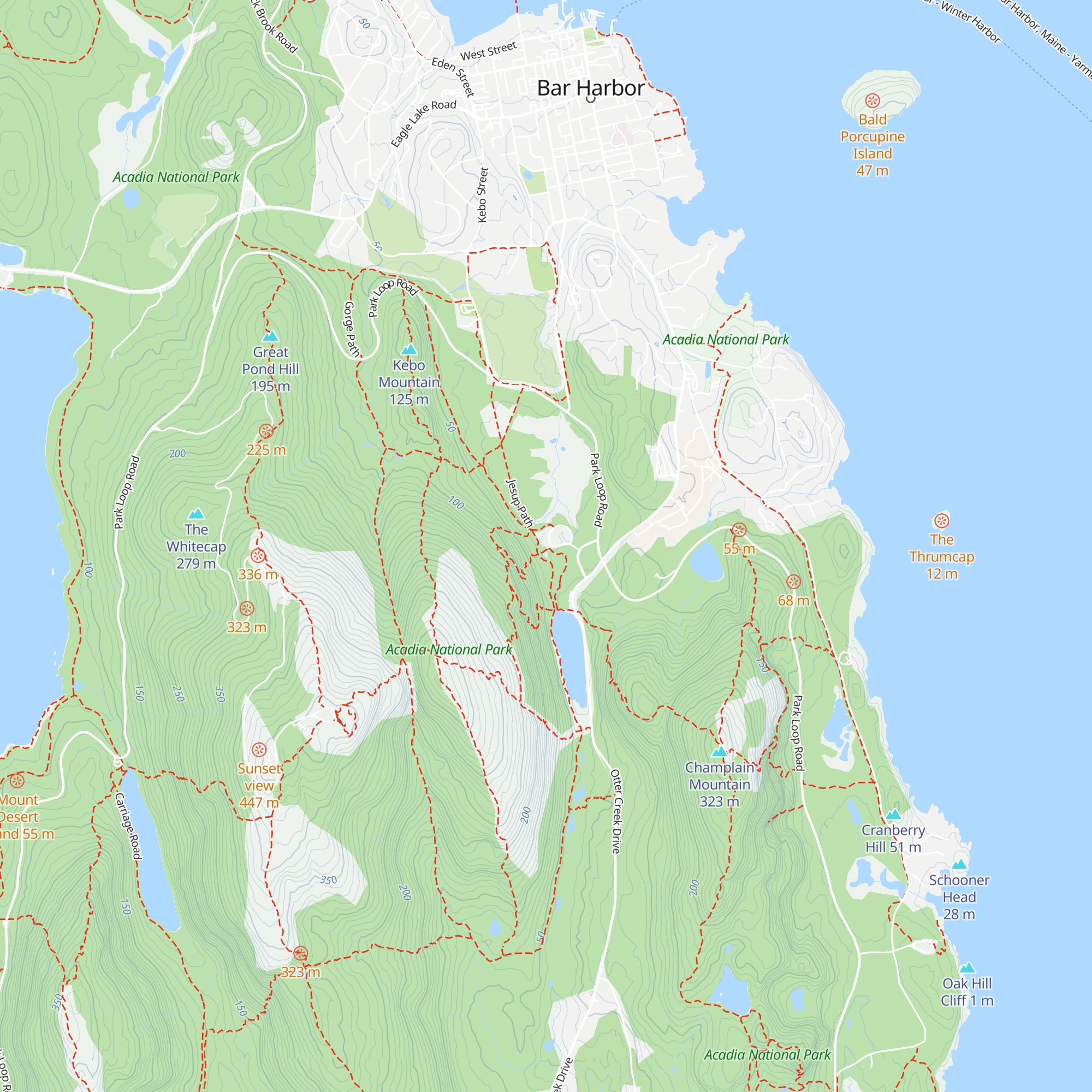 Nature Center map
