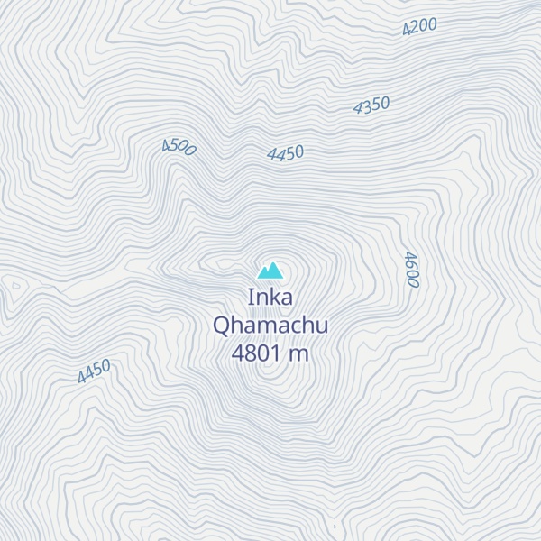 Map of Inka Qhamachu