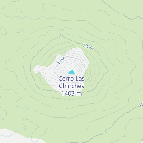Map of Cerro Las Chinches
