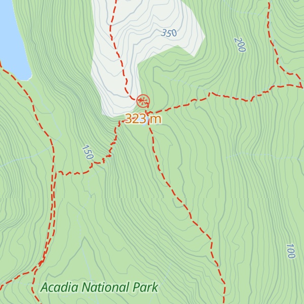 Map of Dike Peak