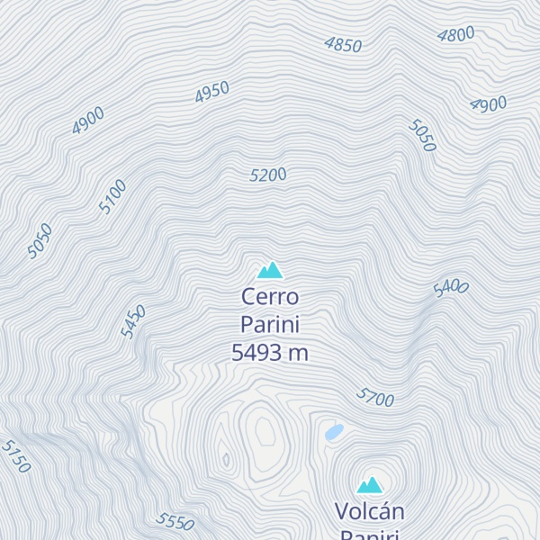 Map of Cerro Parini