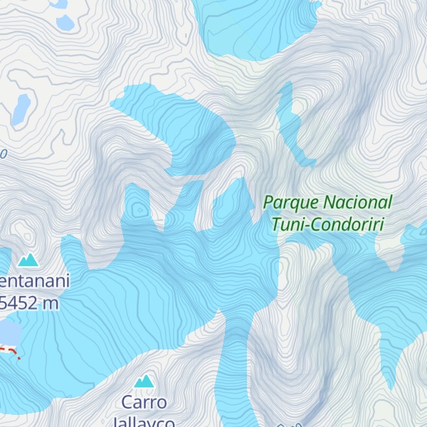 Map of Condoriri