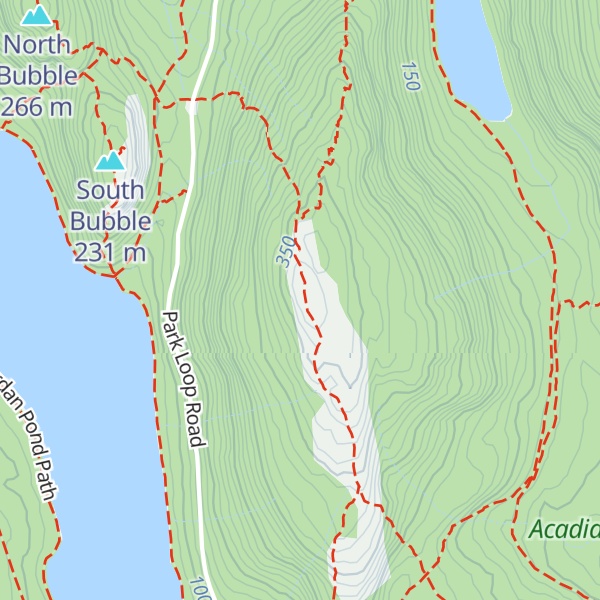 Map of Pemetic Mountain
