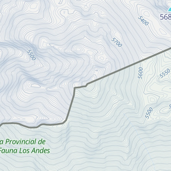 Map of Volcán Socompa