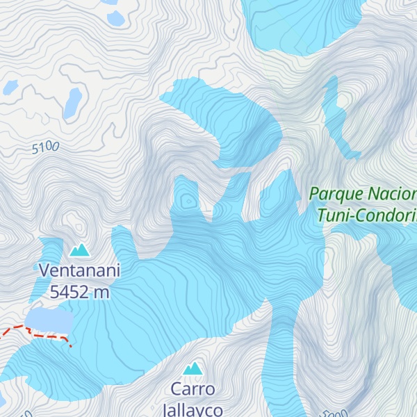 Map of Ala Izquierda