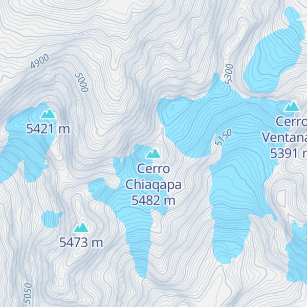 Map of Cerro Chiaqapa