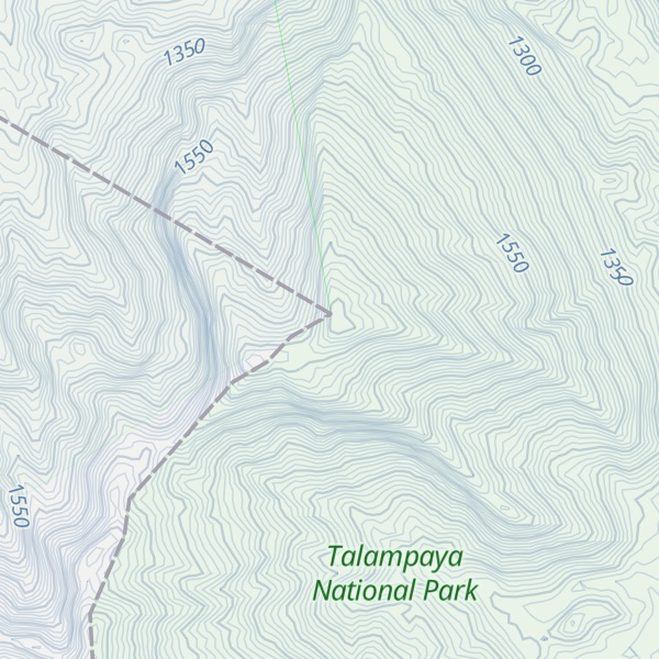 Map of Cerro Rajado