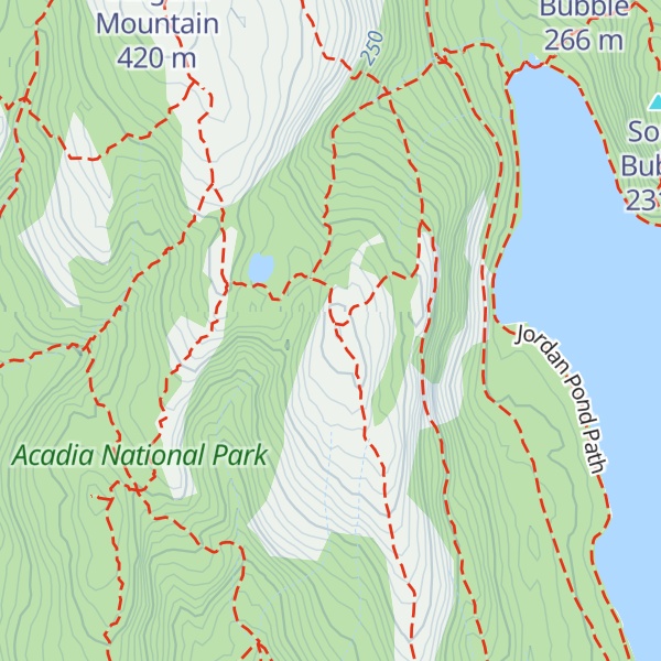 Map of Penobscot Mountain