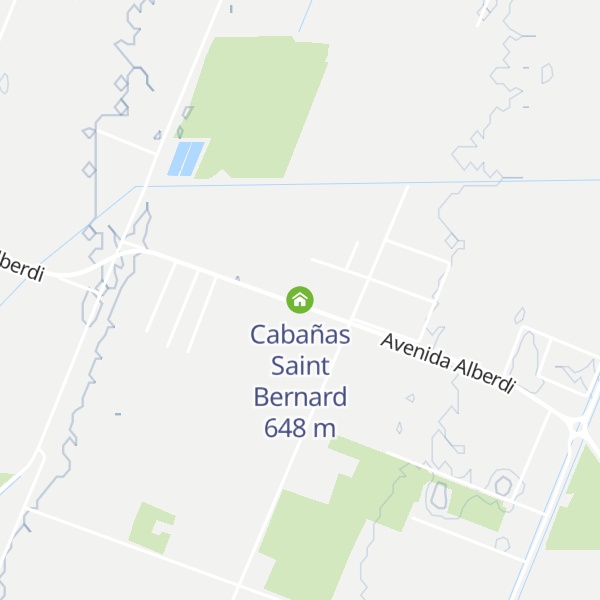 Map of Cabañas Saint Bernard