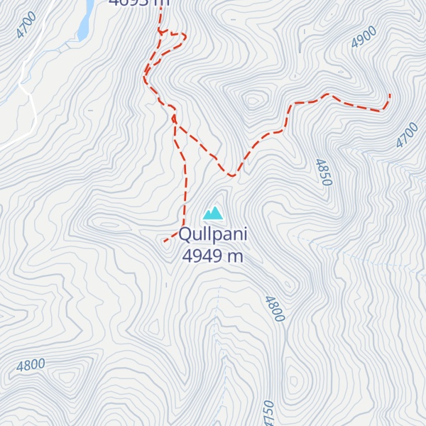 Map of Qullpani