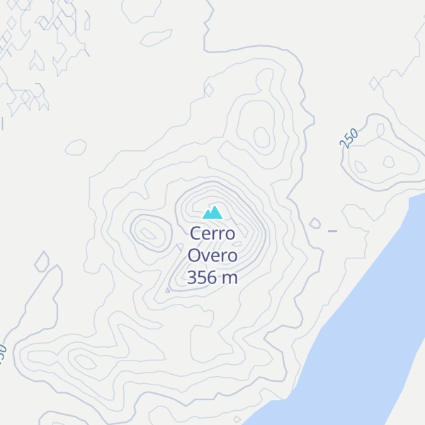 Map of Cerro Overo