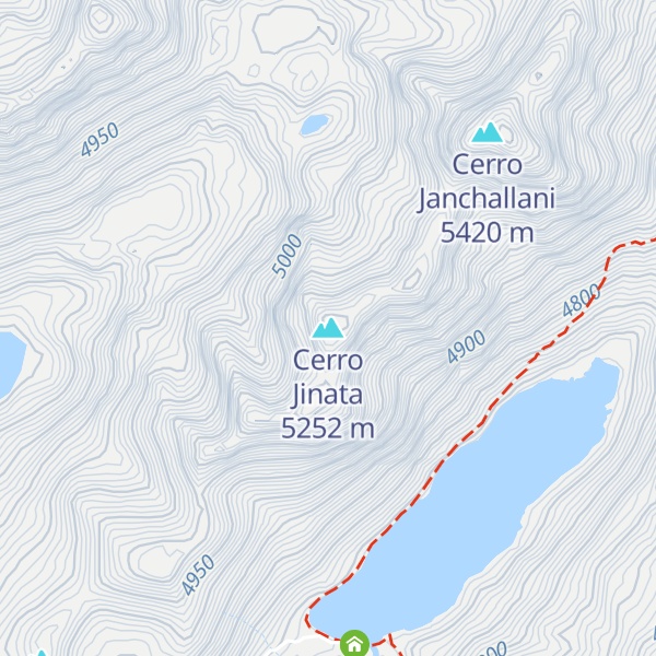 Map of Cerro Jinata