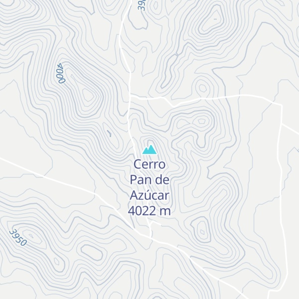 Map of Cerro Pan de Azúcar