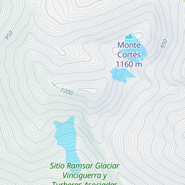 Map of Cerro Esfinge