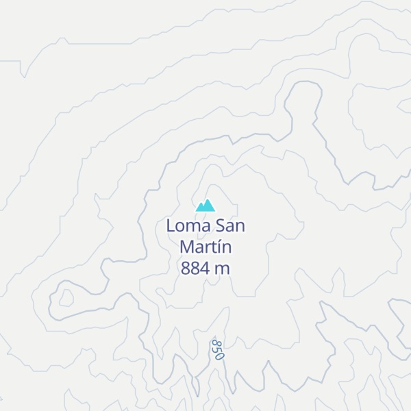 Map of Loma San Martín