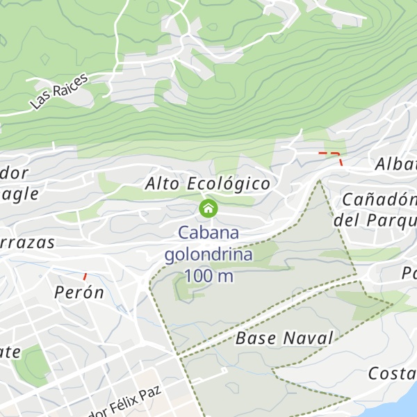 Map of Cabana golondrina