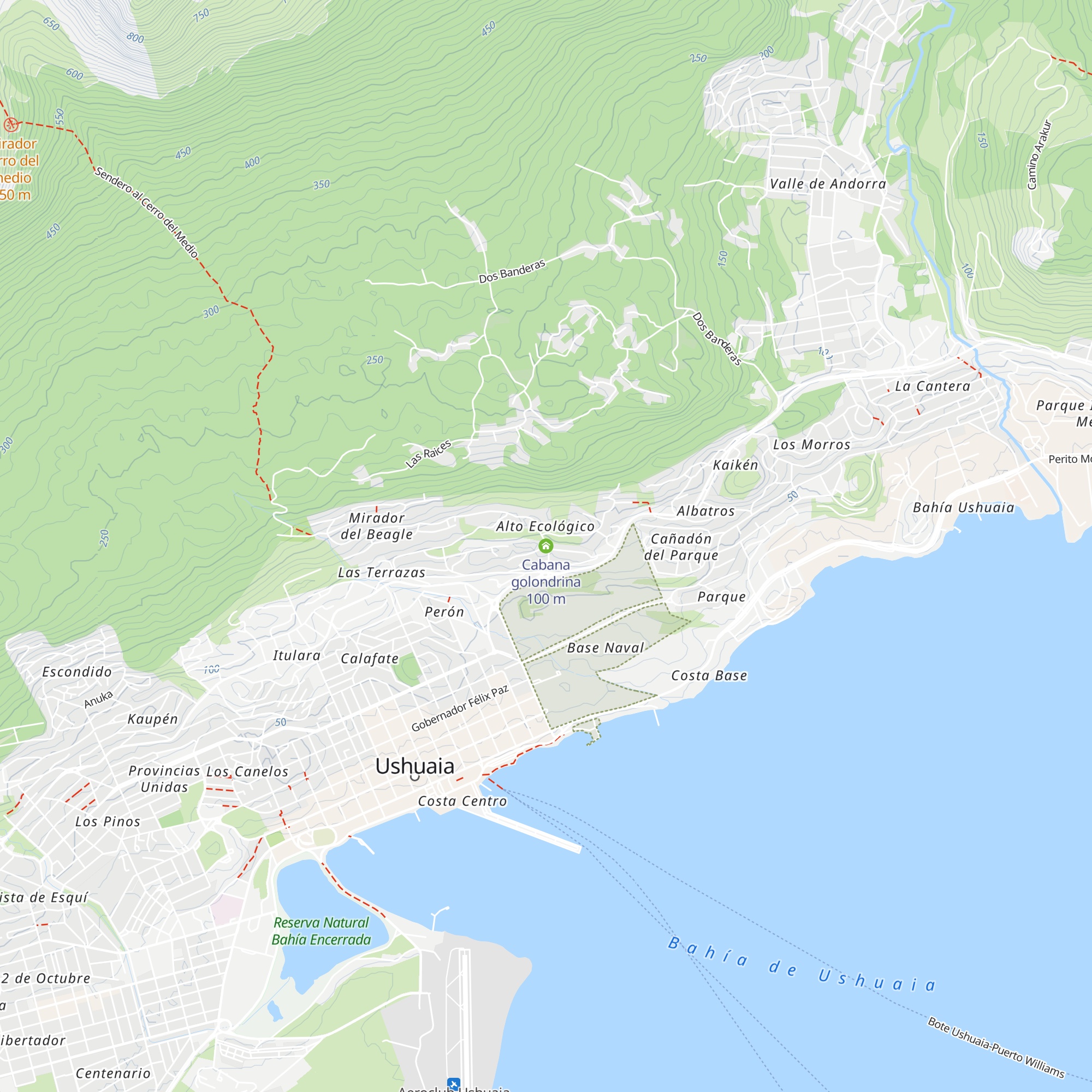 Cabana golondrina map
