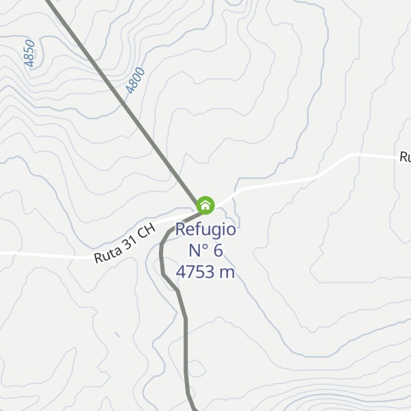 Map of Refugio N° 6