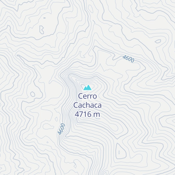 Map of Cerro Cachaca
