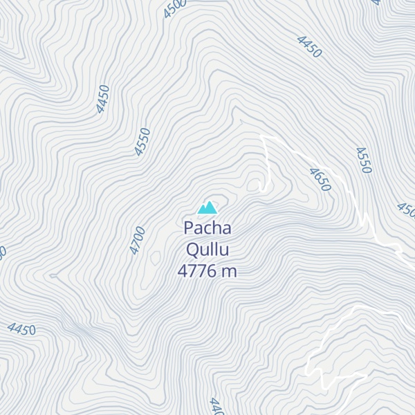 Map of Pacha Qullu