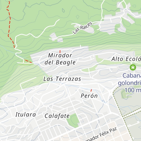 Map of Cabañas del Beagle