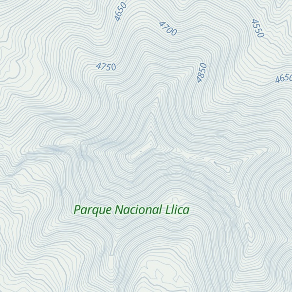 Map of Cerro Sapajo