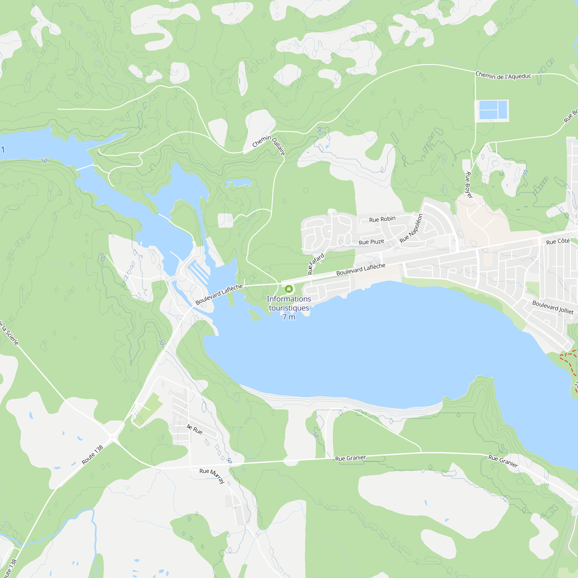 Informations touristiques map