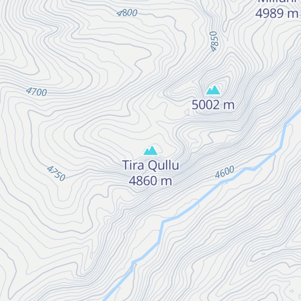 Map of Tira Qullu