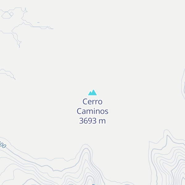 Map of Cerro Caminos
