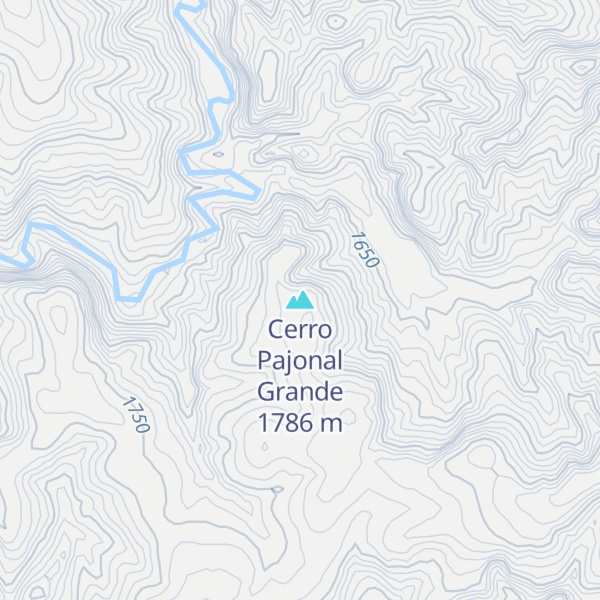 Map of Cerro Pajonal Grande