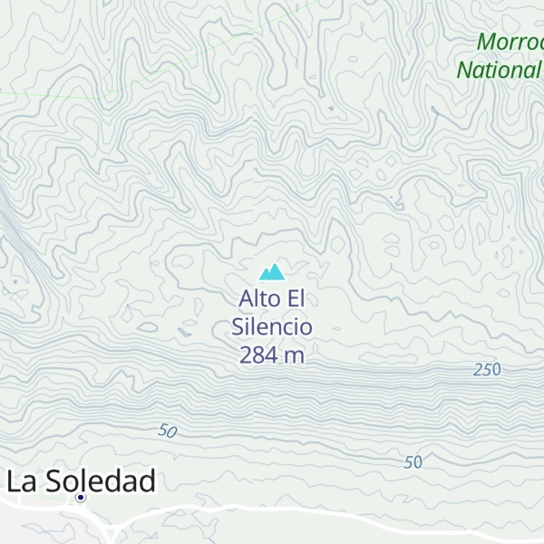 Map of Alto El Silencio