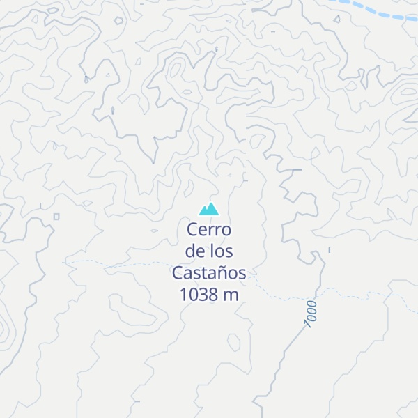 Map of Cerro de los Castaños