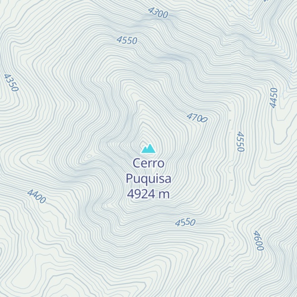 Map of Cerro Puquisa