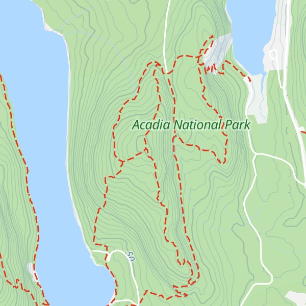 Map of Beech Mountain