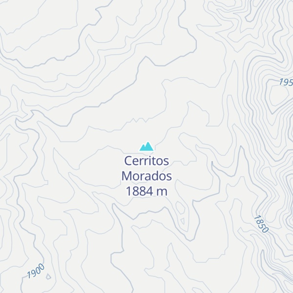 Map of Cerritos Morados