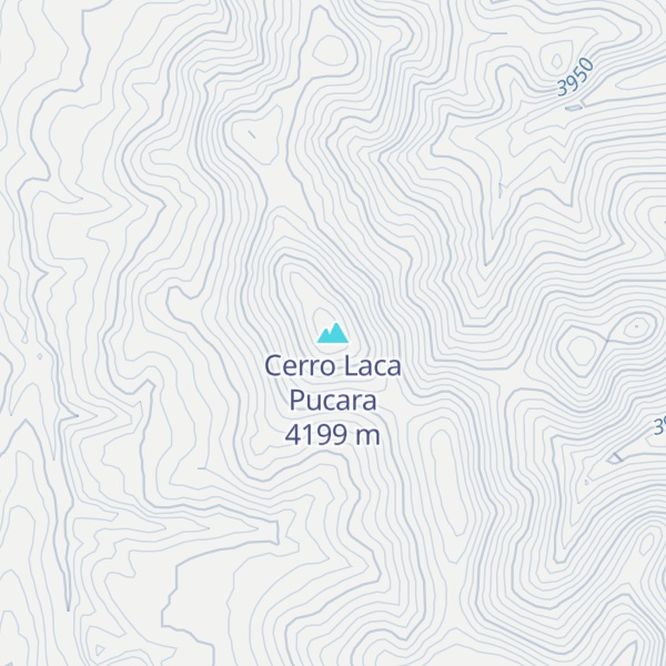 Map of Cerro Laca Pucara
