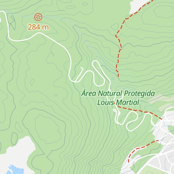 Map of Cabañas Del Martial