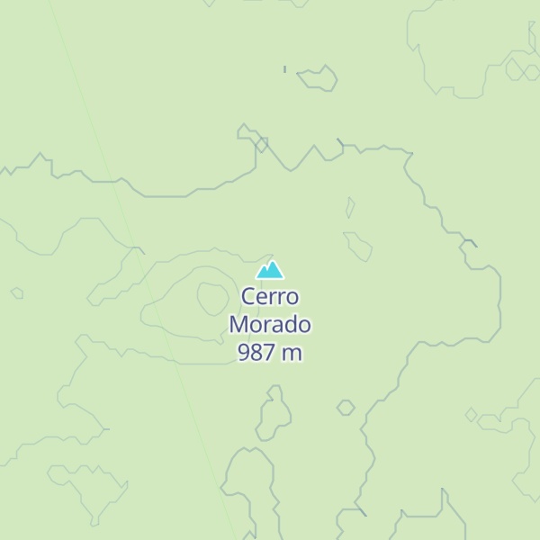 Map of Cerro Morado