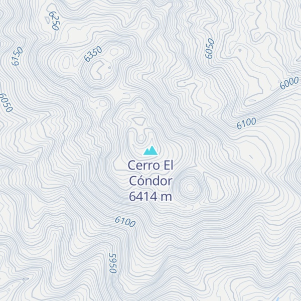 Map of Cerro El Cóndor