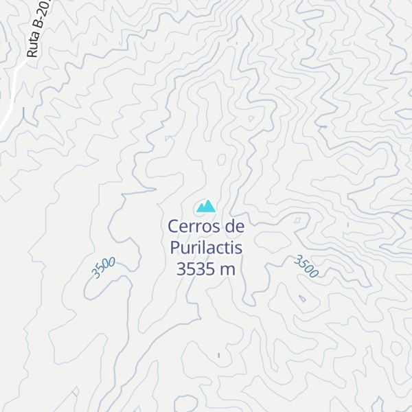 Map of Cerros de Purilactis