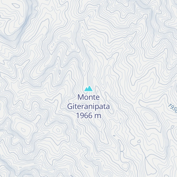 Map of Monte Giteranipata