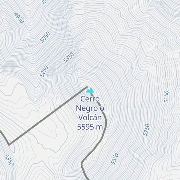 Map of Cerro Negro o Volcán