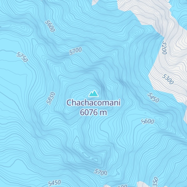 Map of Chachacomani