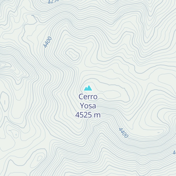 Map of Cerro Yosa