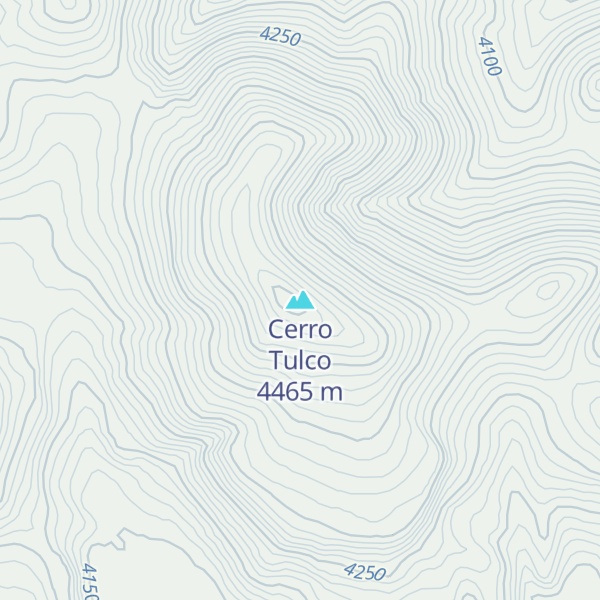 Map of Cerro Tulco